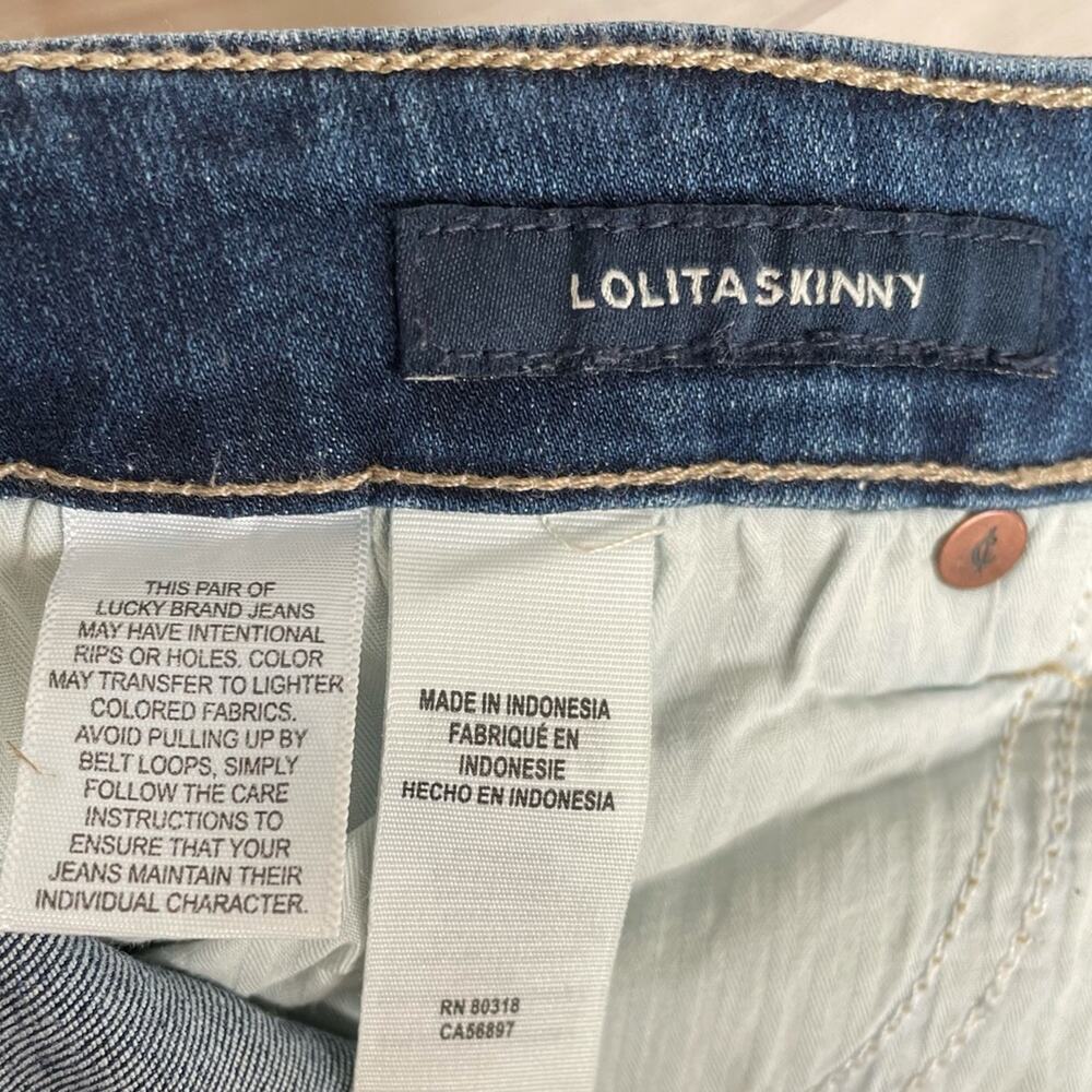 Lucky Brand Classic Lolita Skinny Leg Jeans 4 Regular - Picture 8 of 9